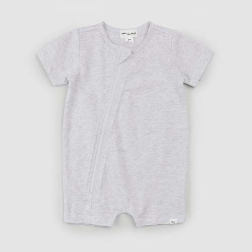 Marble Grey Mix Miles Basics Jersey Romper