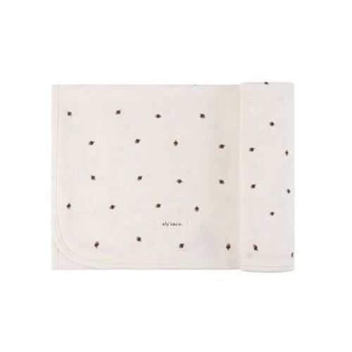 Ely's & Co. Baby Ribbed Cotton Receiving Blanket