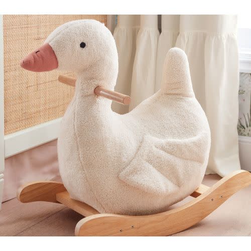 Duckling Plush Nursery Rocker