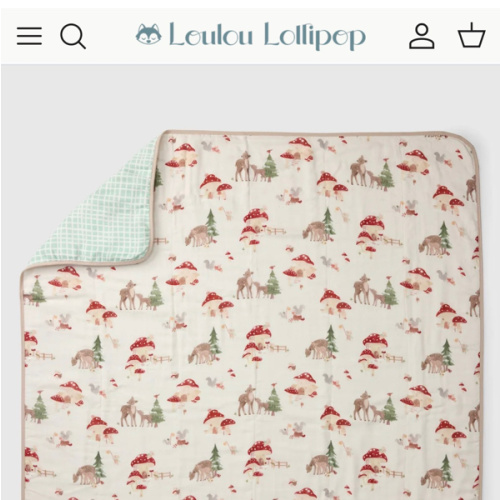 Muslin Quilt - Forest Families