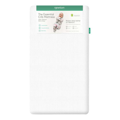 Newton Baby Essential Crib Mattress – Breathable, Washable Infant & Toddler Mattress with Firm Support, All-Stages, Infant to Toddler, GREENGUARD Gold Certified - White