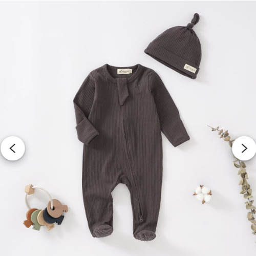 Tiny Alpaca | Organic Cotton Newborn Sleepsuit and Hat set  | 0-2 Years | Gender Neutral | Baby Clothes | Baby Shower Gift | Matching set