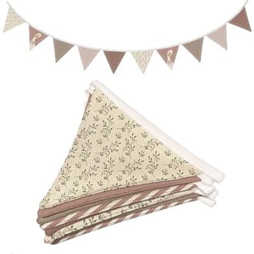 Girls Room Decor,Goose Nursery Decor,Vintage Floral Goose Pennant Banner Flags 11Ft,Nursery Banner Flags for Classroom Girl Room Playroom Baby Shower Birthday Party Decor