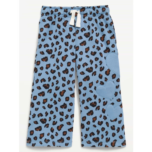 Printed Wide-Leg Sweatpants for Toddler Girls