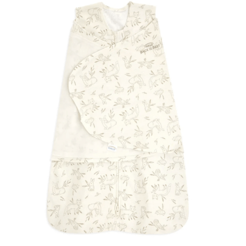 100% Cotton Baby Swaddle Forest Lullaby | Newborn | HALO US