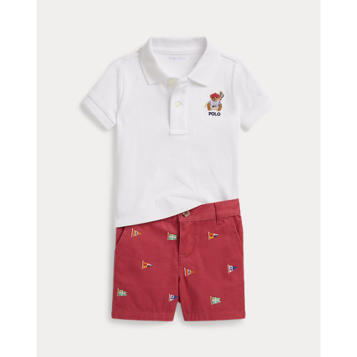 Polo Bear Soft Cotton Polo Shirt & Short