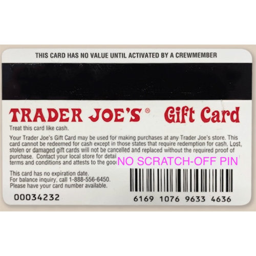 Trader Joeโs Gift Card