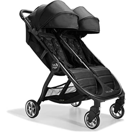 Baby Jogger City Tour 2 Double Stroller Compact & Sleek Twin Design with Easy-To-Maneuver Features Ideal for Growing Kids Plush Imported