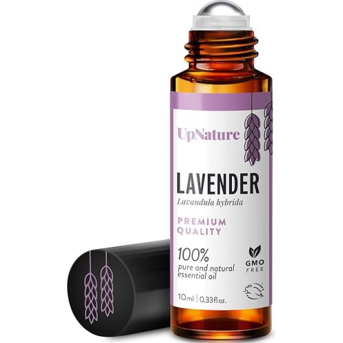 UpNature Lavender Essential Oil Roll On - 100% Natural, for Sleep & Skin