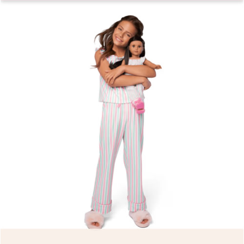 Raquel's™ Coastal Stripes Pajamas for Girls (Girl of the Year™ 2026)