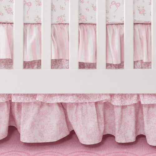 Pink and Green Crib Bedding for Your Nursery Design