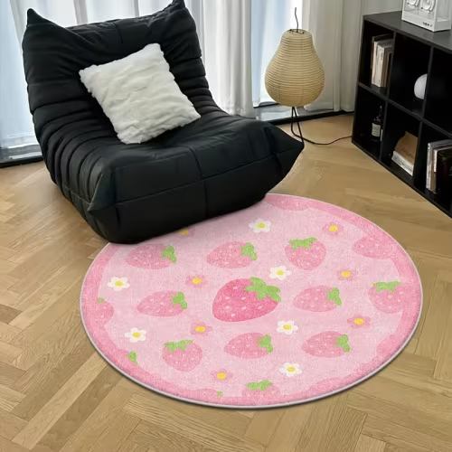 velvet 850g m2 round rug suitable bathroom game room living - Temu