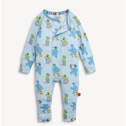 Magnetic Convertible Coverall - Color: Sesame Street Cookie & Oscar