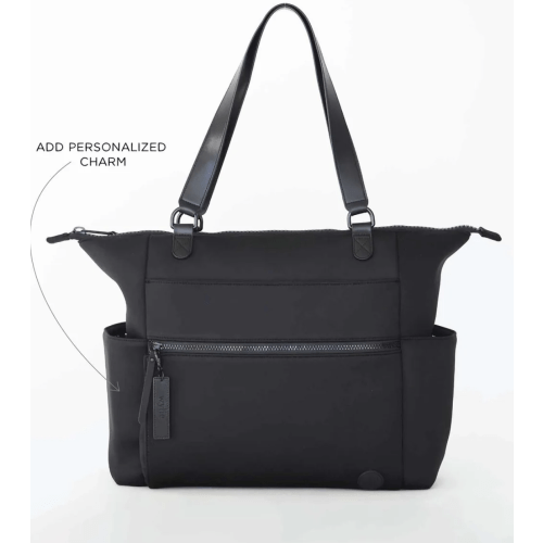 Black Lane Convertible Diaper Bag Totes