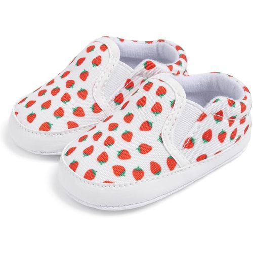 Infant Baby Boys Girls Canvas Sneaker Toddler Slip On Anti Skid Newborn First Walkers Candy Shoes for 0-18 Months