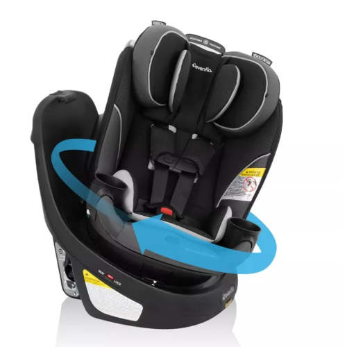 Revolve 360 Slim 2-in-1 Rotational Convertible Car Seat - Canton Black