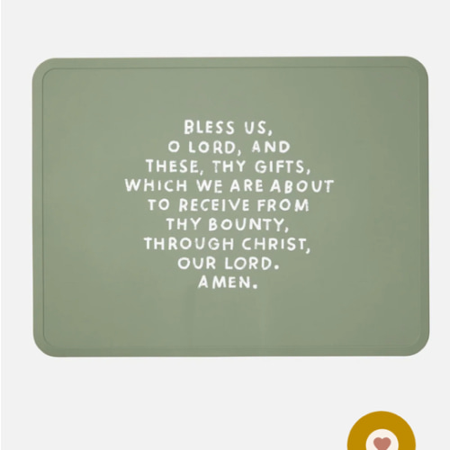 Meal Blessing Baby Silicone Placemat – Be A Heart