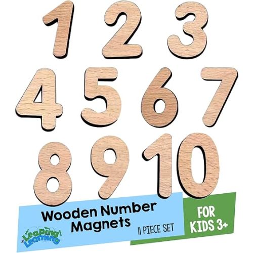 Wooden Magnetic Number Adventure: Fun & Educational Magnetic Numbers Set for Toddlers, Kids, Students, Must-Haves for Home/Classroom Use, Magnets for Refrigerator & School Board