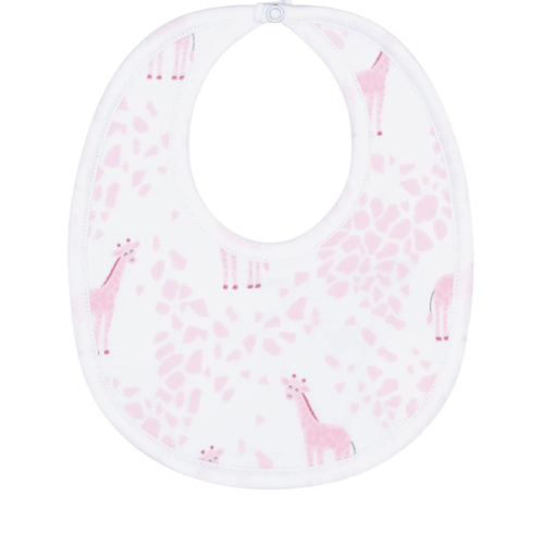 Buy Pink Giraffe Print Bib | Nellapima