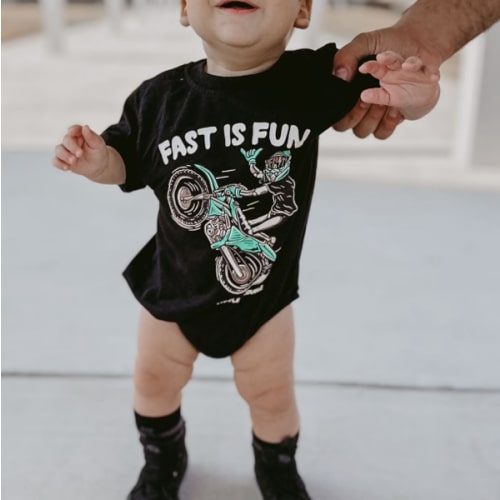 Fast Is Fun Baby Romper