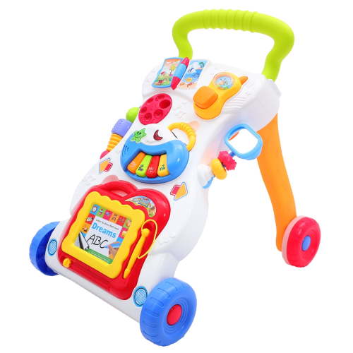 Musical Baby Walker - 6-in-1 Learning Walker with Lights & Sounds (12-36 Months, Foldable)