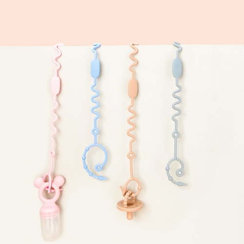 4PCS Toy Straps for Baby, Silicone Setpacifier Clip,Applies to Car Seat Toy,Teether Toy,High Chair,Stroller Accessories,Baby Toy Clips,Cribs,Rocking Chair