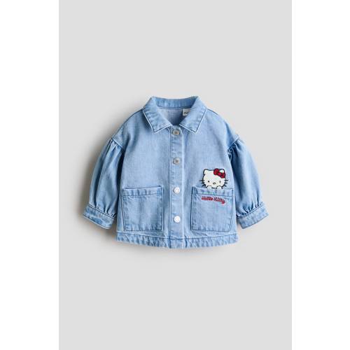 EMBROIDERED-DETAIL DENIM JACKET