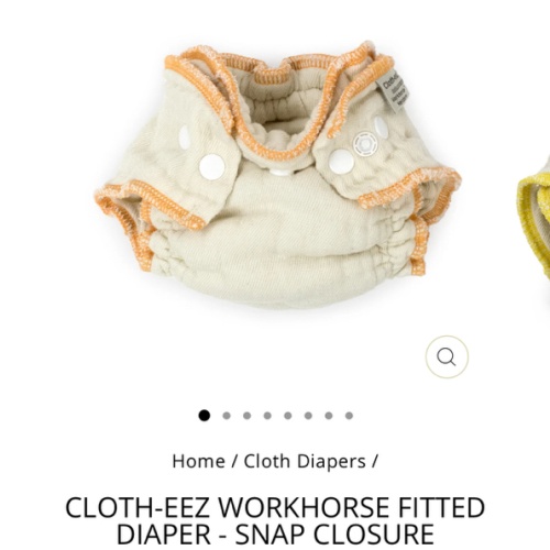 Cloth-eez Workhorse Fitted Diapers