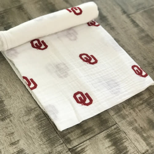 The University of Oklahoma Swaddle – Three Little Anchors