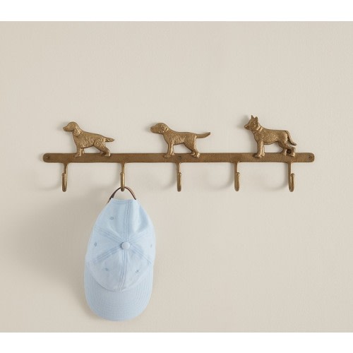 Cast Brass Hook Racks (24")