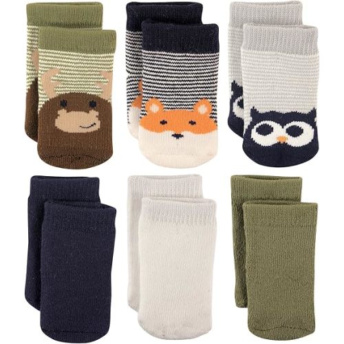 Luvable Friends Unisex Baby Newborn and Baby Socks Set
