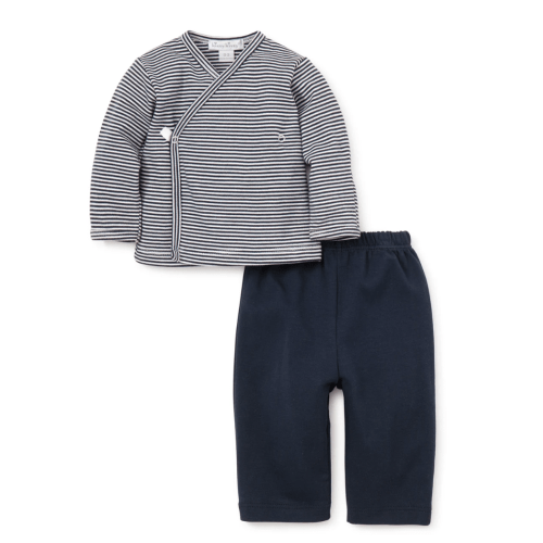 Kissy Essentials Navy Pant Set 6-9 months