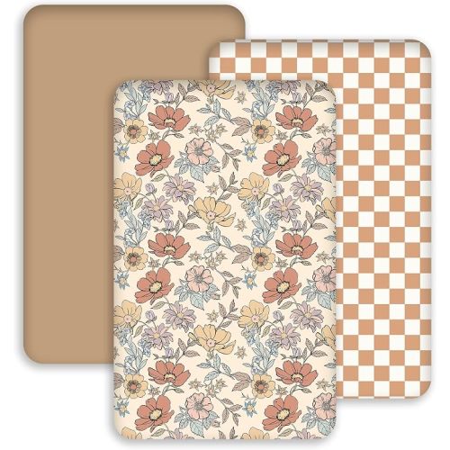 3 Pack Bedside Bassinet Sheets Girl & Boy 33" x 20" Rectangle