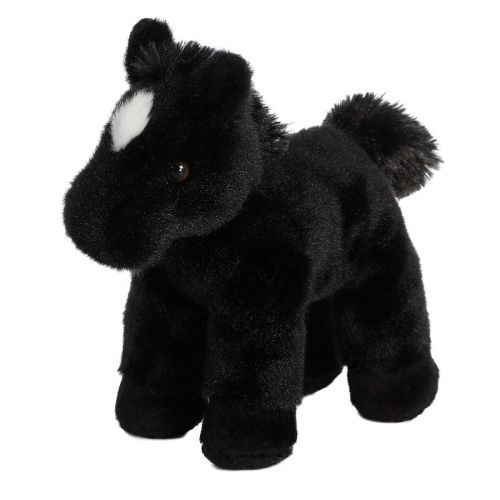 Aurora Small Beau Mini Flopsie Adorable Stuffed Animal Black 8"