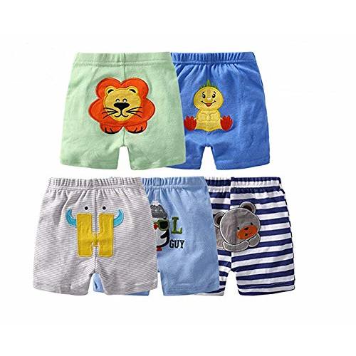 Monvecle Unisex Baby Multi Pieces Newborn to Toddler Cotton Long Pants Shorts Gift Sets
