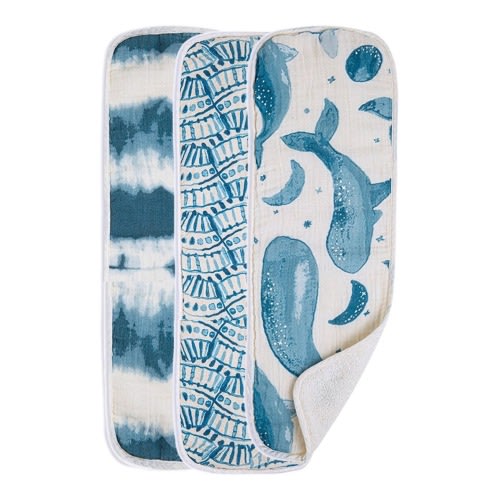 3-Pack Cotton Baby Burp Cloth Set