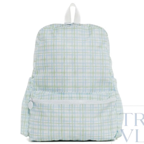 Backpack - Classic Plaid Green