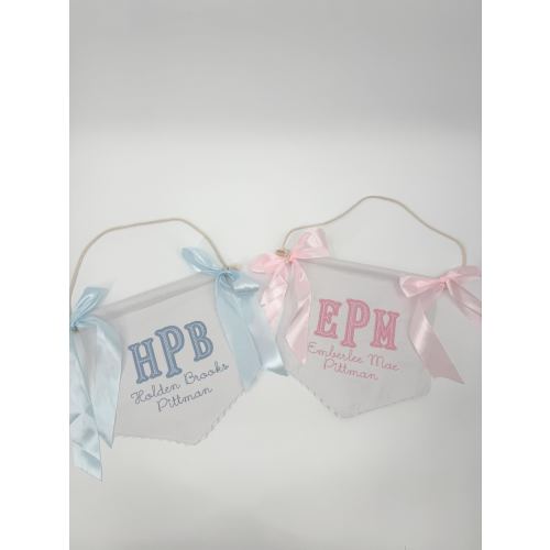 Custom Baby Banner, Welcome Banner, Hospital Door Hanger, Personalized Baby Banner, Baby Announcement