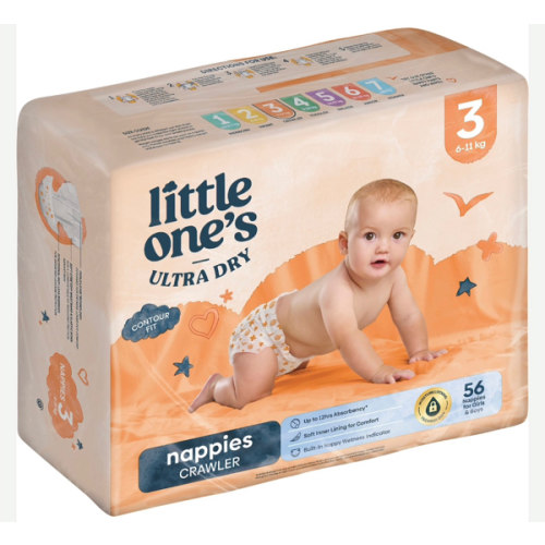 Little One's Ultra Dry Nappies Size 3