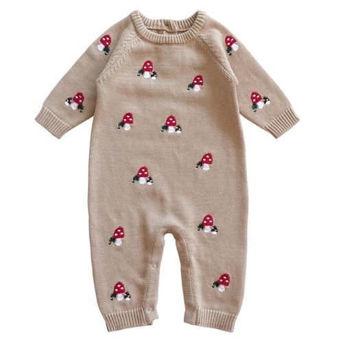 The mushroom romper Camel