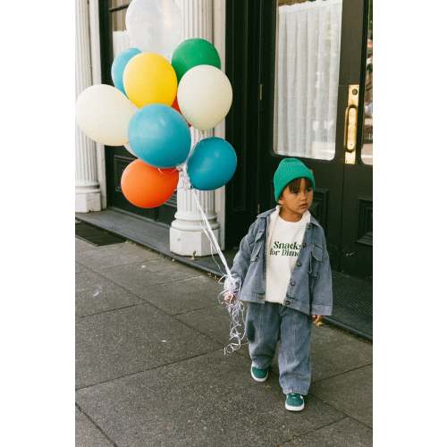 Denim Cargo Jacket- Vintage Blue