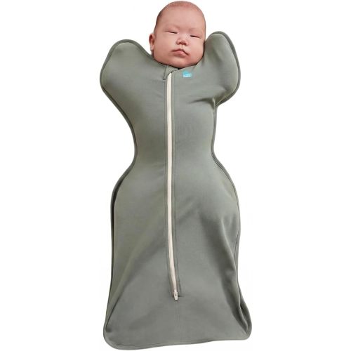 Love to Dream Swaddle UP, Baby Sleep Sack, Self-Soothing Swaddles for Newborns, Improves Sleep, Snug Fit Helps Calm Startle Reflex, New Born Essentials for Baby, 1.0 TOG, Newborn 5-8.5 lbs, Deep Olive