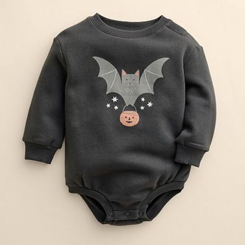 Baby Little Co. by Lauren Conrad Halloween Long Sleeve Ringer Bubble Bodysuit