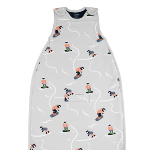 4 Season® Ultimate Baby Sleep Bag, Merino Wool & Organic Cotton, Snowboarder