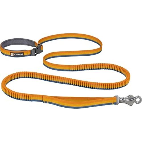 Ruffwear, Roamer Bungee Dog Leash, Yellow Snow, 5.5'-7'