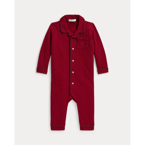 Cotton Mesh Coverall for Baby Boys | Ralph Lauren
