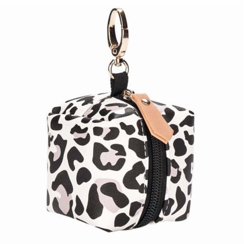 PU Pacifier Holder Case Pacifier Pouch Pacifier Storage Container Toddlers Pacifier Case with Clasp for Stroller Accessory