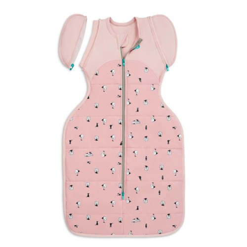 Swaddle Up™ 2-in-1 Transition Bag 2.5 TOG Organic Cotton/Merino Wool Rose Lamb's Best Friend