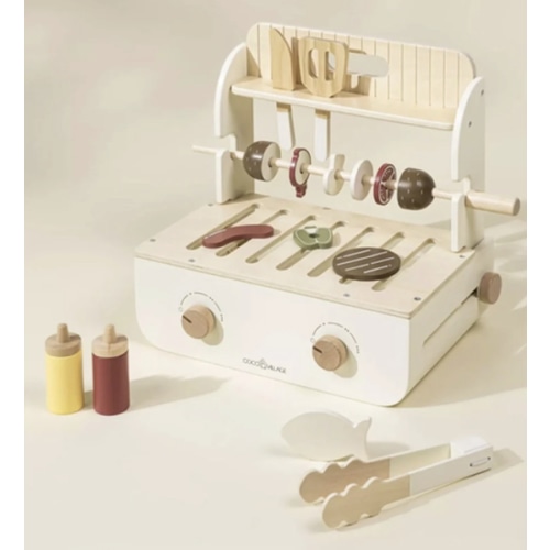 Wooden Barbecue Play Set