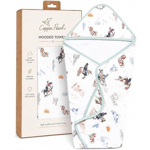 Copper Pearl Premium Knit Hooded Bath Towel Boone